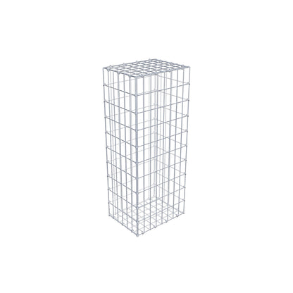 Gabion 100 cm x 30 cm x 40 cm (L x H x P), mailles 5 cm x 10 cm, anneau en C