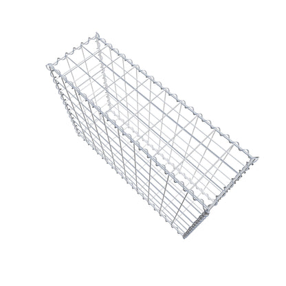 Gabião 100 cm x 70 cm x 30 cm (C x A x P), malhagem 10 cm x 10 cm, espiral