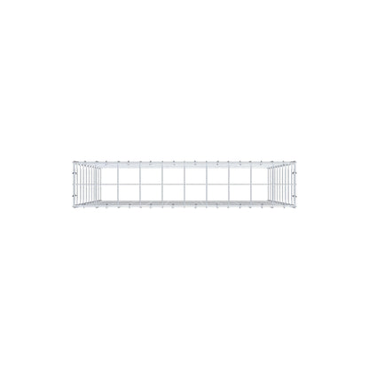 Type 3 oplegkorf 100 cm x 100 cm x 20 cm (L x H x D), maaswijdte 10 cm x 10 cm, C-ring