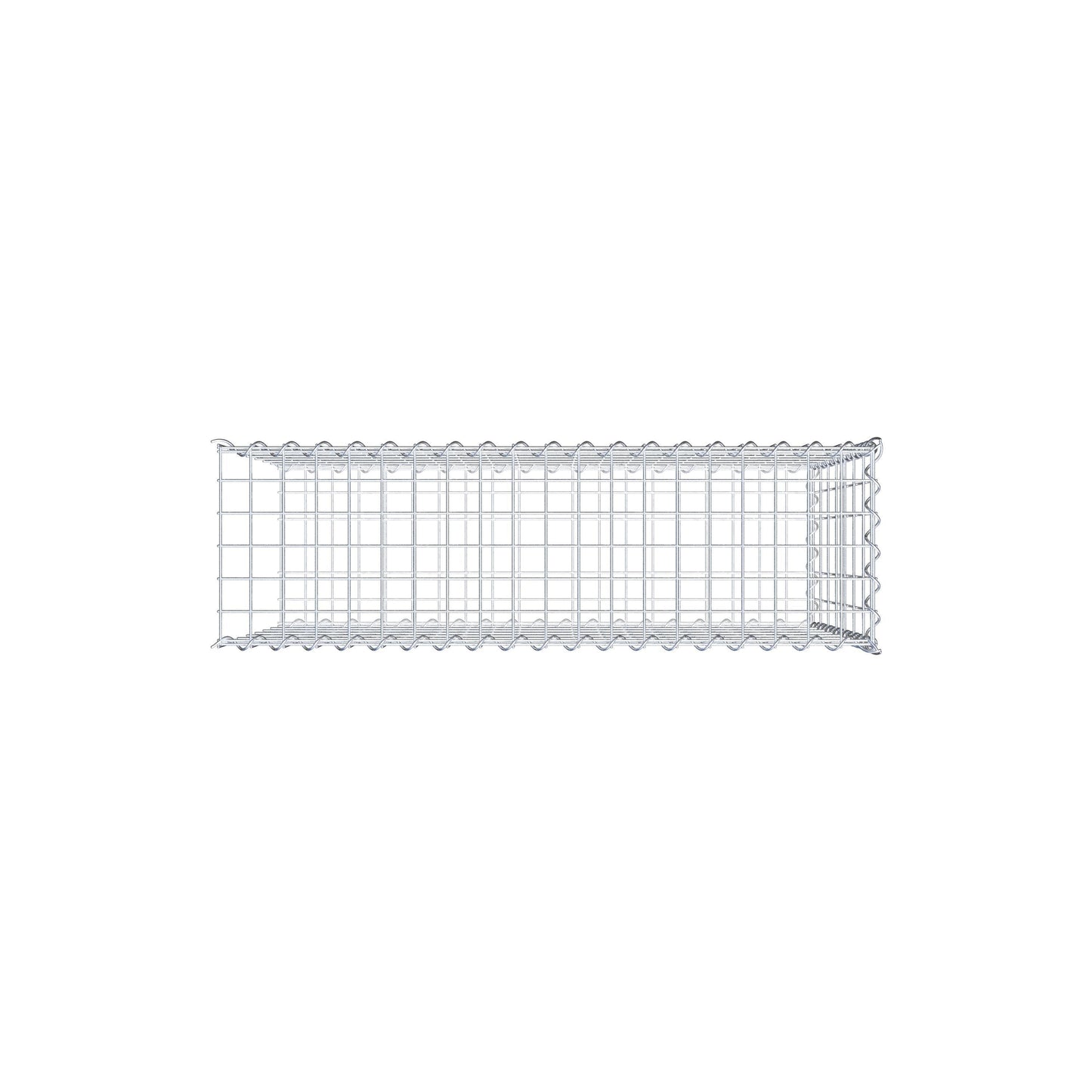 Gabbione aggiuntivo tipo 2 100 cm x 70 cm x 30 cm (L x H x P), dimensione maglia 5 cm x 10 cm, a spirale