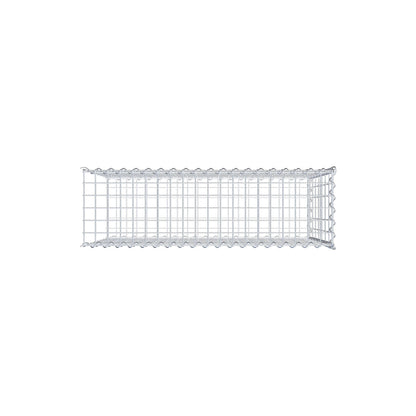 Gabbione aggiuntivo tipo 2 100 cm x 70 cm x 30 cm (L x H x P), dimensione maglia 5 cm x 10 cm, a spirale