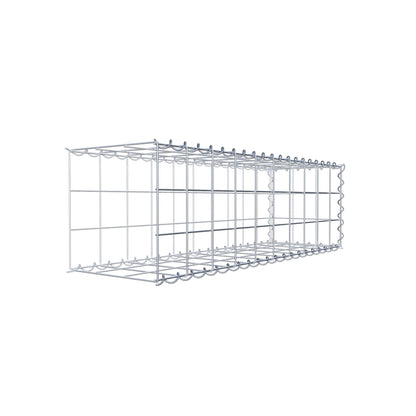 Gabião tipo 2 100 cm x 30 cm x 30 cm (C x A x P), malhagem 10 cm x 10 cm, espiral