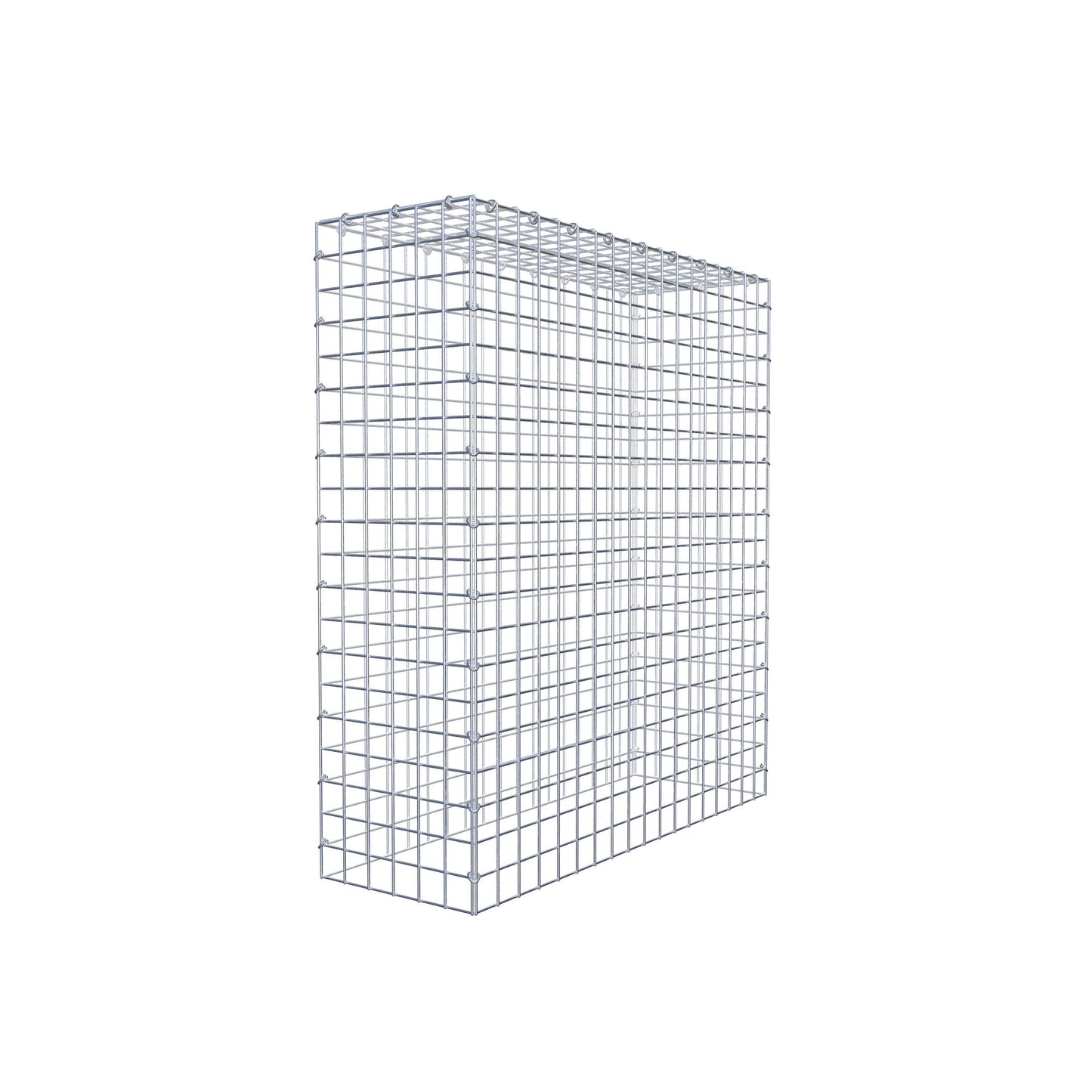 Gavión complementario de tipo 3 100 cm x 90 cm x 30 cm (L x A x P), malla 5 cm x 5 cm, anillo en C