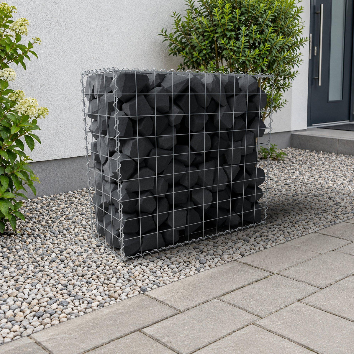 Gabião 100 cm x 90 cm x 40 cm (C x A x P), malhagem 10 cm x 10 cm, espiral