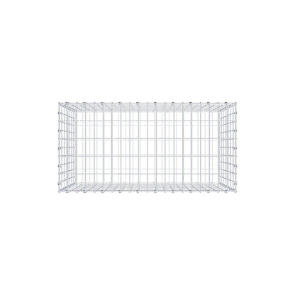 Gabião 100 cm x 70 cm x 50 cm (C x A x P), malhagem 5 x 10 cm, anel espiral