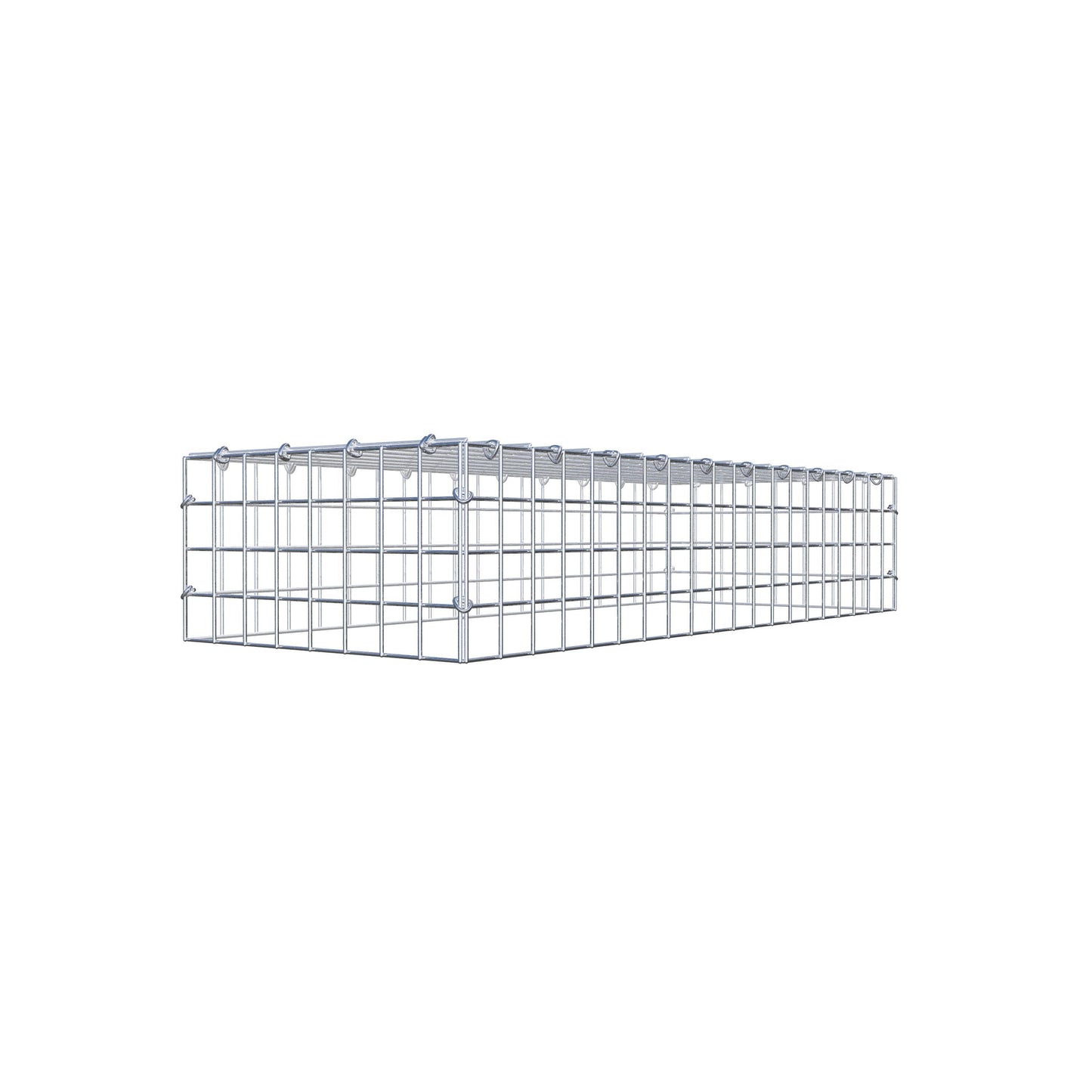 Fourche rapportée type 3 100 cm x 20 cm x 40 cm (L x H x P), mailles 5 cm x 5 cm, anneau C