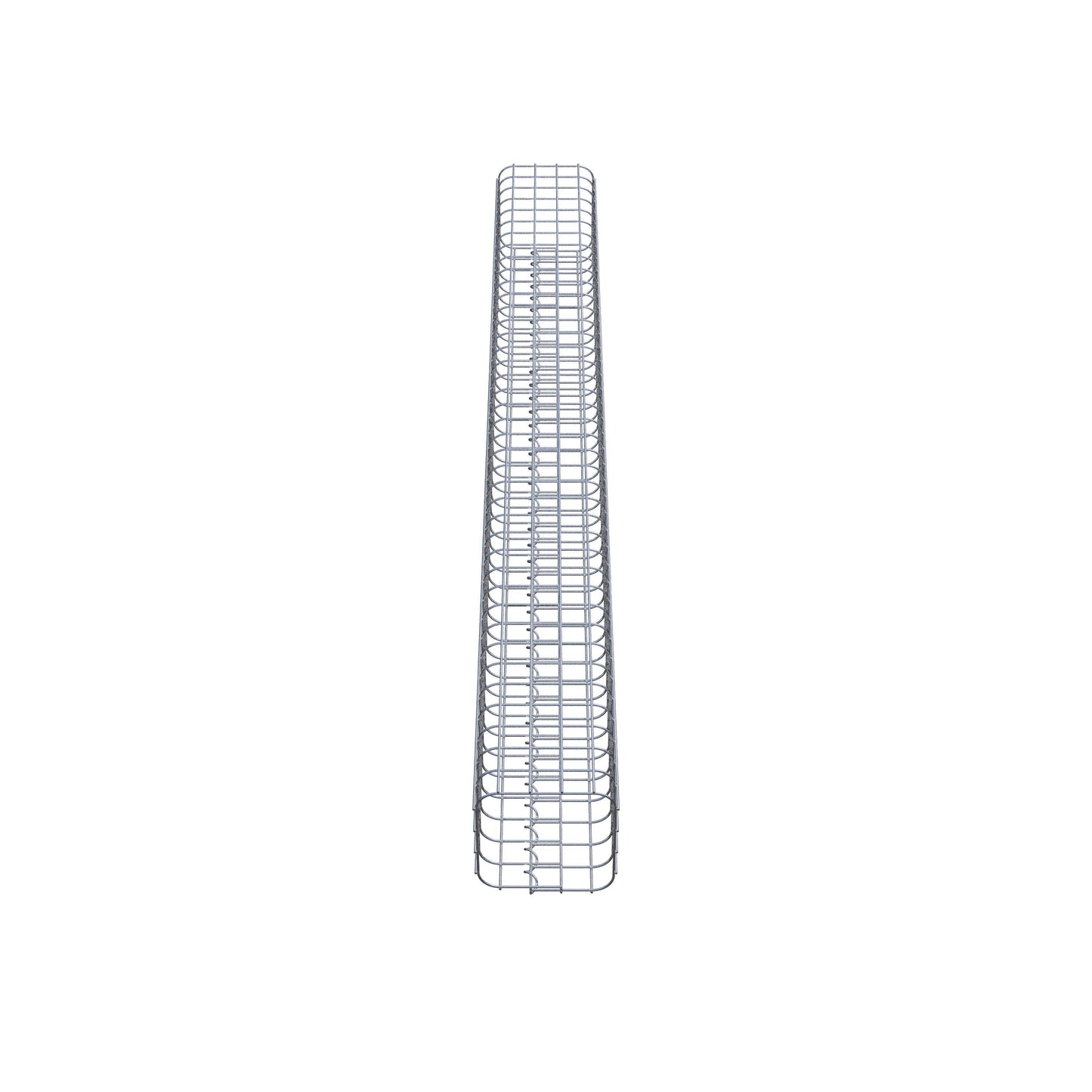 Gabionensäule eckig 22 cm x 22 cm, 200 cm Höhe, MW 5 cm x 5 cm