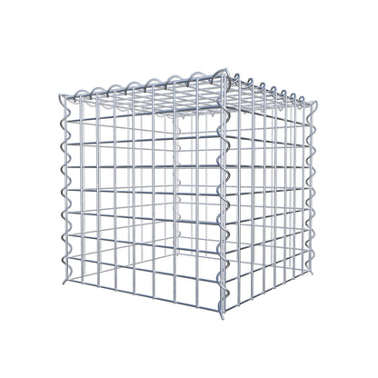 Gabião tipo 3 40 cm x 40 cm x 40 cm (C x A x P), malhagem 5 cm x 5 cm, espiral