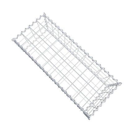 Gabião 100 cm x 30 cm x 40 cm (C x A x P), malhagem 10 cm x 10 cm, espiral