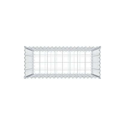 Gabião 100 cm x 90 cm x 40 cm (C x A x P), malhagem 10 cm x 10 cm, espiral