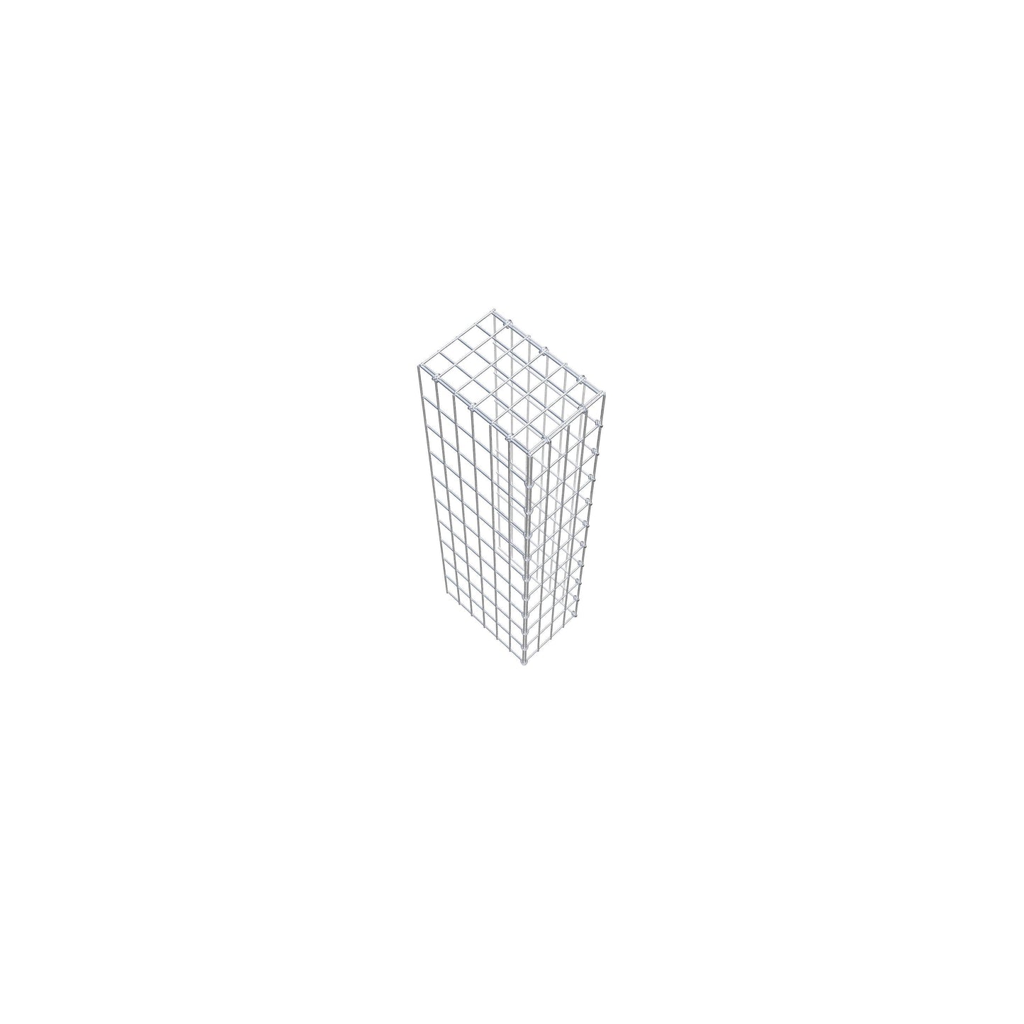 Gavión complementario de tipo 4 100 cm x 30 cm x 20 cm (L x A x P), malla 5 cm x 10 cm, anillo en C