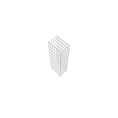 Gavión complementario de tipo 4 100 cm x 30 cm x 20 cm (L x A x P), malla 5 cm x 10 cm, anillo en C