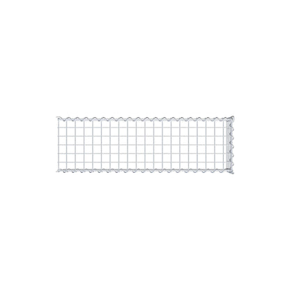 Udvokset gabion type 4 100 cm x 20 cm x 30 cm (L x H x D), maskestørrelse 5 cm x 5 cm, spiral