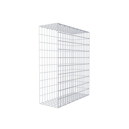Anbaugabione Typ 2 100 cm x 80 cm x 30 cm, Maschenweite 5 cm x 10 cm, C-Ring