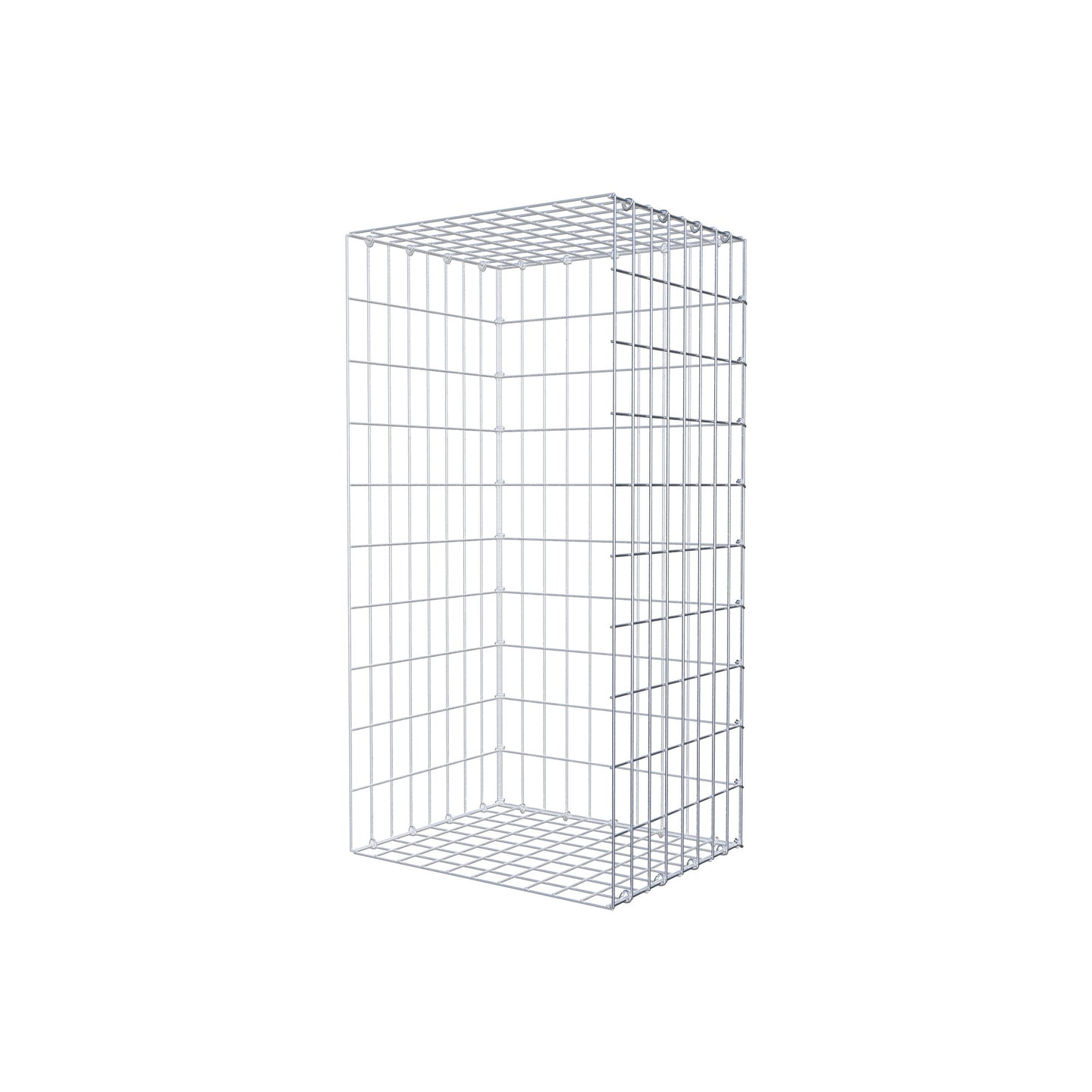 Gabião tipo 2 100 cm x 40 cm x 50 cm, malhagem 5 cm x 10 cm, anel C