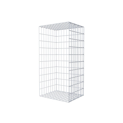 Gabião tipo 2 100 cm x 40 cm x 50 cm, malhagem 5 cm x 10 cm, anel C