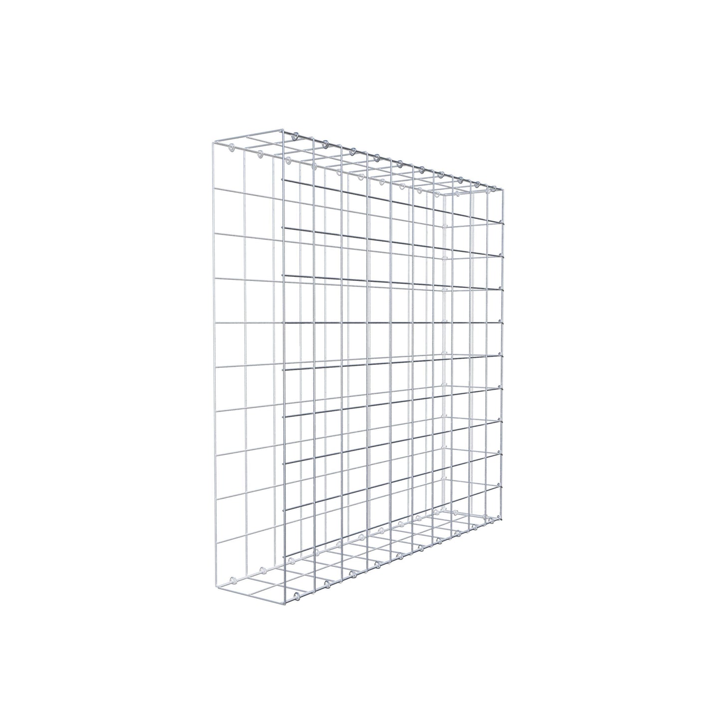 Add-on schanskorf type 2 100 cm x 100 cm x 20 cm (L x H x D), maaswijdte 10 cm x 10 cm, C-ring