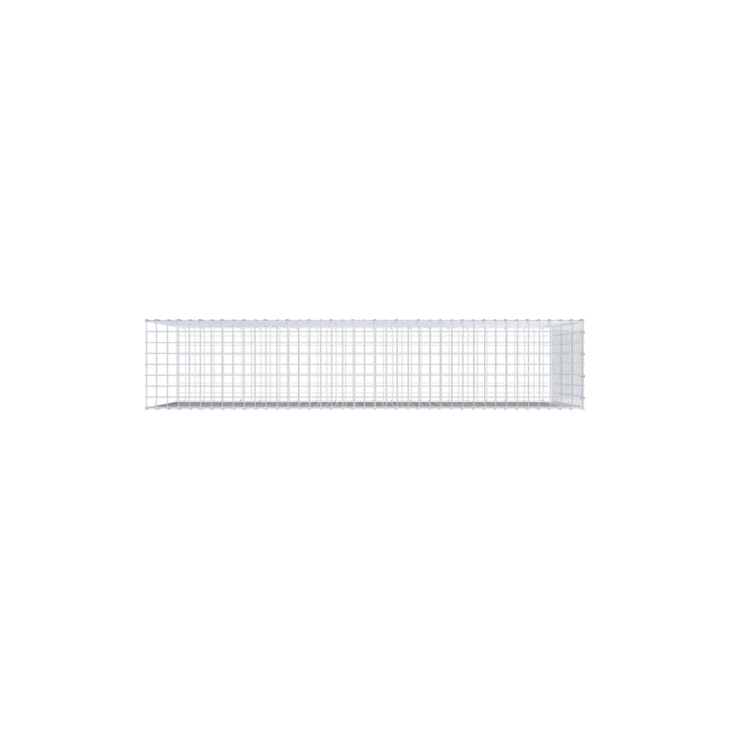 Gavión acoplable tipo 2 200 cm x 100 cm x 40 cm (L x A x P), malla 5 cm x 5 cm, anillo en C