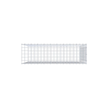 Fourche rapportée type 2 100 cm x 80 cm x 30 cm (L x H x P), mailles 5 cm x 5 cm, anneau C