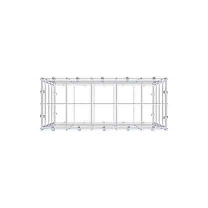 Gabião 50 cm x 40 cm x 20 cm (C x A x P), malhagem 10 x 10 cm, anel espiral