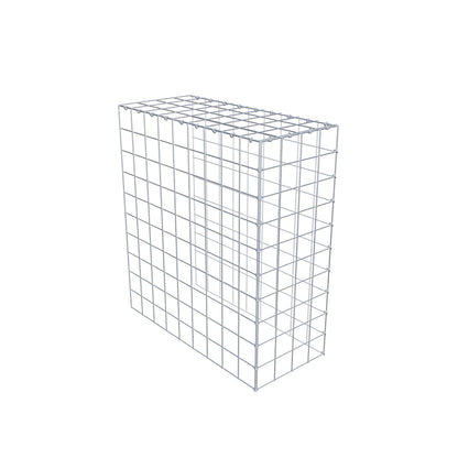 Anbaugabione Typ 4 100 cm x 90 cm x 40 cm (L x H x T), Maschenweite 10 cm x 10 cm, C-Ring