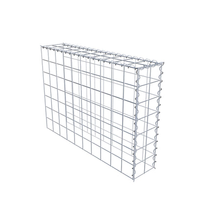Gabião Tipo 4 100 cm x 70 cm x 20 cm (C x A x P), malhagem 10 cm x 10 cm, espiral