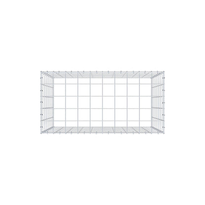 Gabbione aggiuntivo di tipo 3 100 cm x 80 cm x 50 cm (L x H x P), maglia 10 cm x 10 cm, anello a C