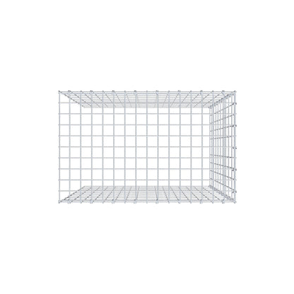 Gabião Tipo 4 100 cm x 80 cm x 50 cm (C x A x P), malhagem 5 cm x 10 cm, anel C