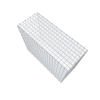 Gavión 100 cm x 80 cm x 40 cm (L x A x P), luz de malla 5 x 5 cm, anillo en espiral