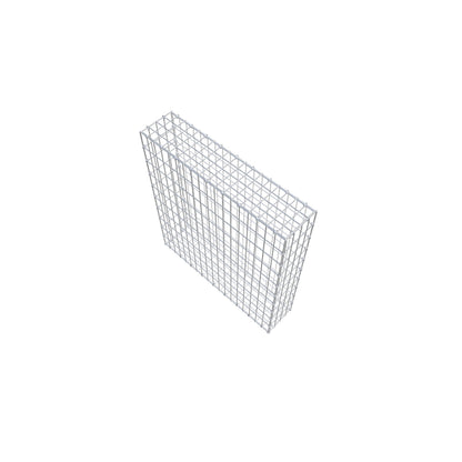 Gabião 100 cm x 90 cm x 20 cm (C x A x P), malhagem 5 cm x 10 cm, anel C