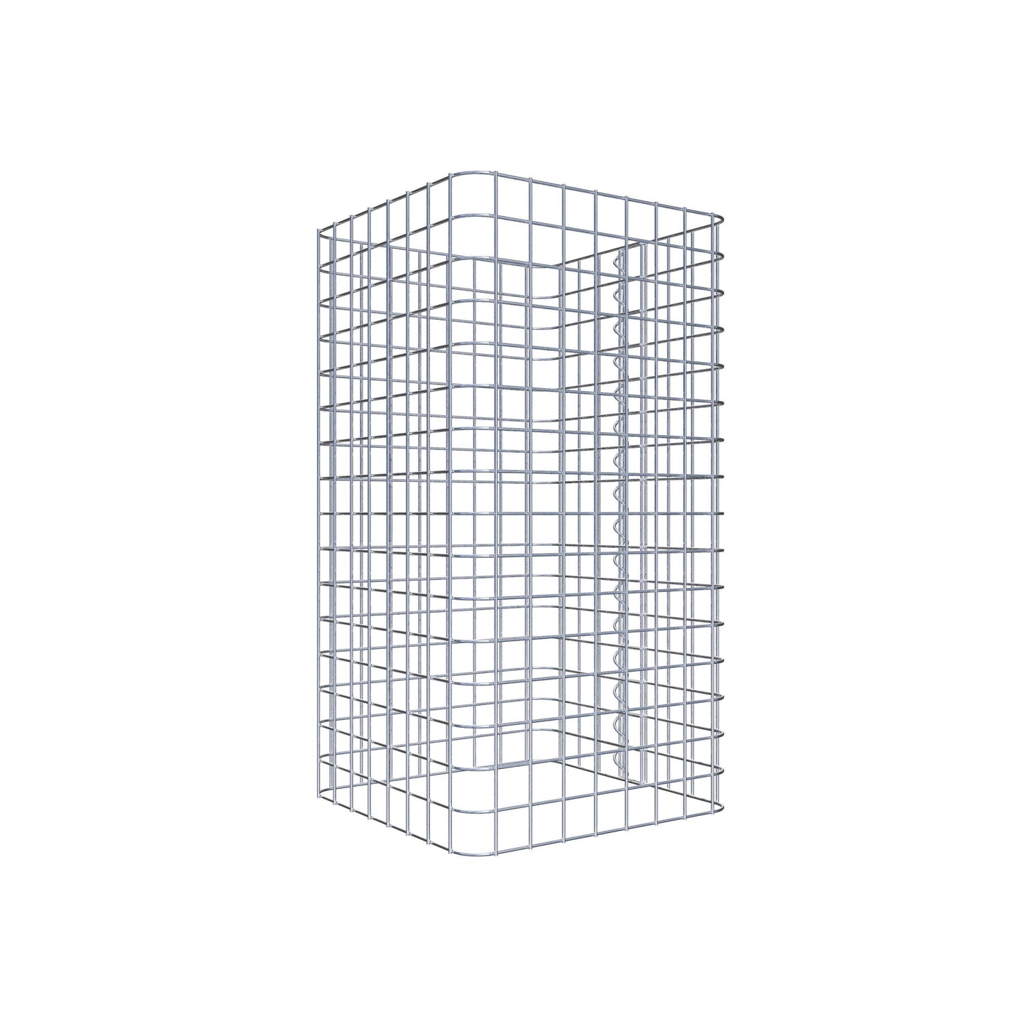 Gabionensäule eckig 42 cm x 42 cm, 80 cm Höhe, MW 5 cm x 5 cm