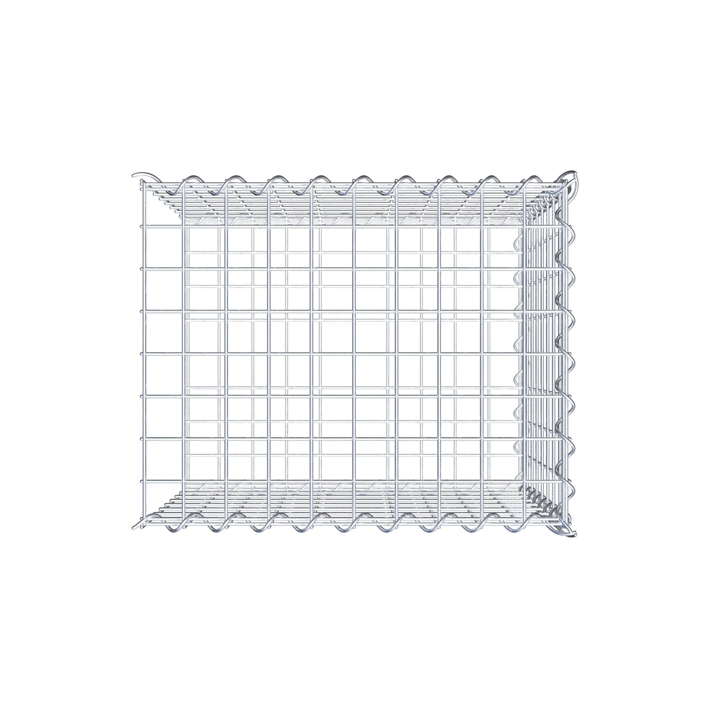 Grown-on gabion type 2 50 cm x 40 cm x 40 cm (L x H x D), mesh size 5 cm x 5 cm, spiral