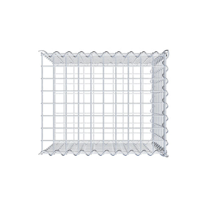 Grown-on gabion type 2 50 cm x 40 cm x 40 cm (L x H x D), mesh size 5 cm x 5 cm, spiral