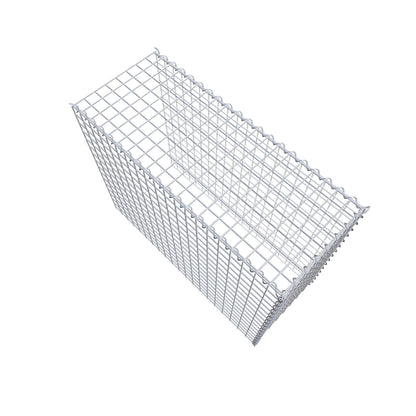 Gabbione aggiuntivo tipo 4 100 cm x 80 cm x 40 cm (L x H x P), dimensione maglia 5 cm x 5 cm, a spirale