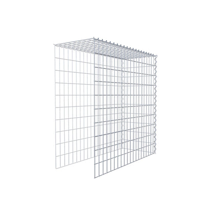 Gabião tipo 4 100 cm x 100 cm x 40 cm (C x A x P), malhagem 5 cm x 10 cm, espiral