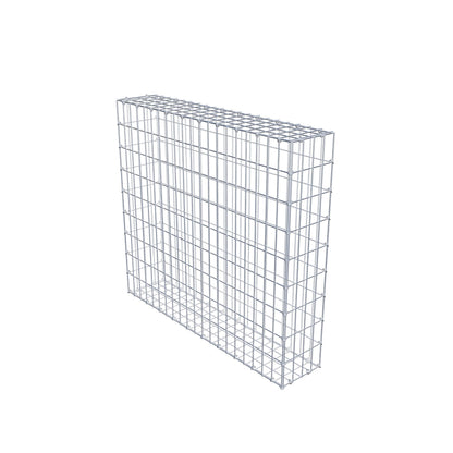 Gabião 100 cm x 90 cm x 20 cm (C x A x P), malhagem 5 cm x 10 cm, anel C