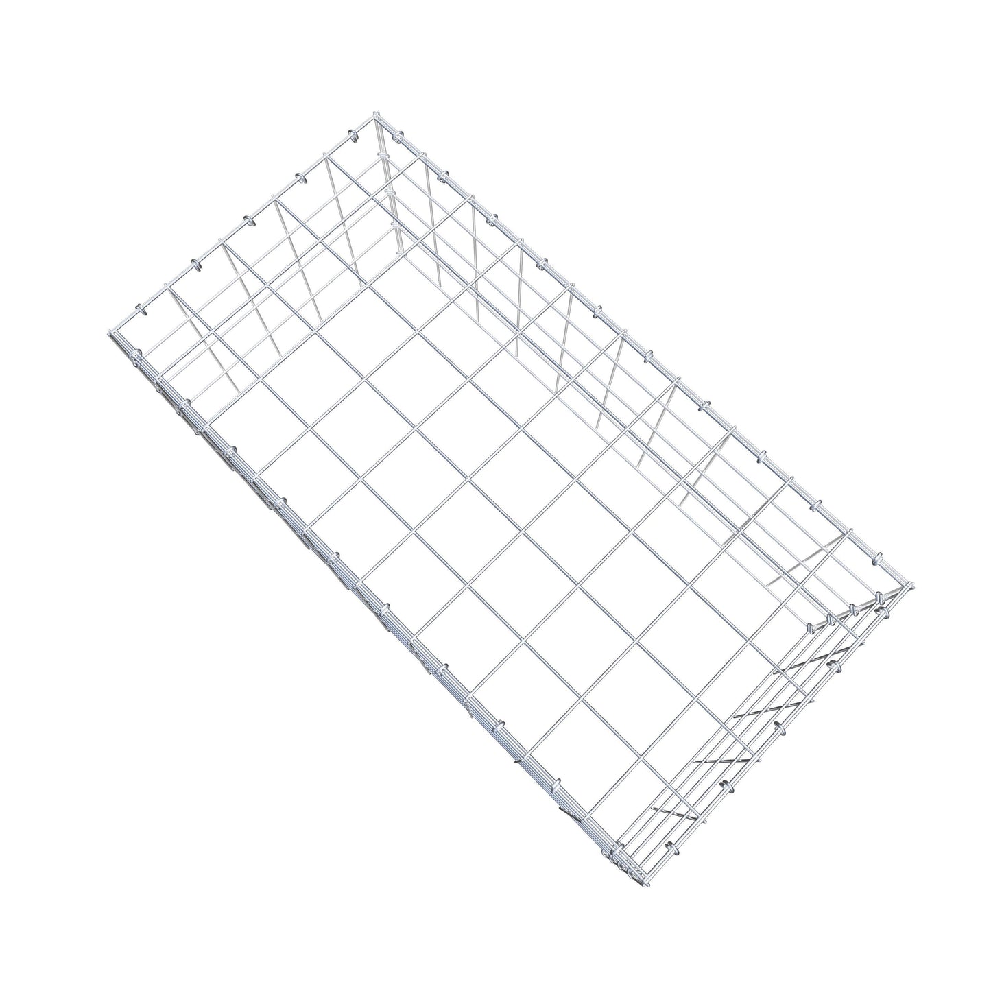 Gabião Tipo 3 100 cm x 40 cm x 50 cm (C x A x P), malhagem 10 cm x 10 cm, anel C