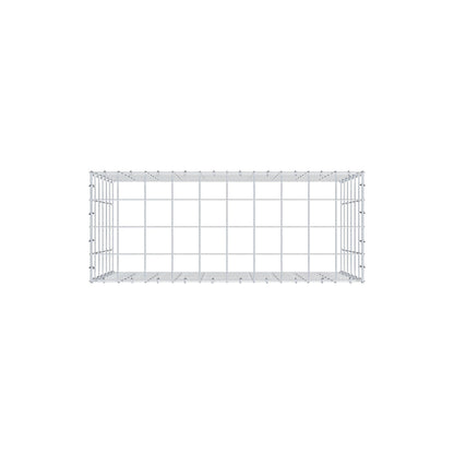 Monteret gabion type 3 100 cm x 60 cm x 40 cm (L x H x D), maskestørrelse 10 cm x 10 cm, C-ring