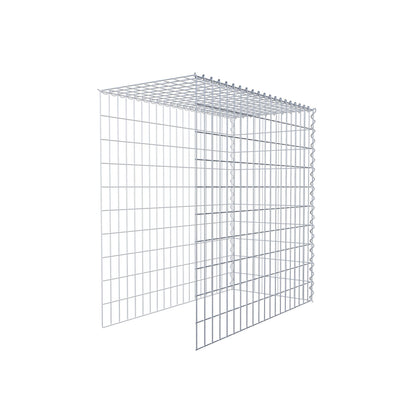 Gabião tipo 4 100 cm x 100 cm x 50 cm (C x A x P), malhagem 5 cm x 10 cm, espiral