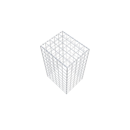 Gabbione aggiuntivo di tipo 3 100 cm x 60 cm x 50 cm (L x A x P), maglia 10 cm x 10 cm, anello a C