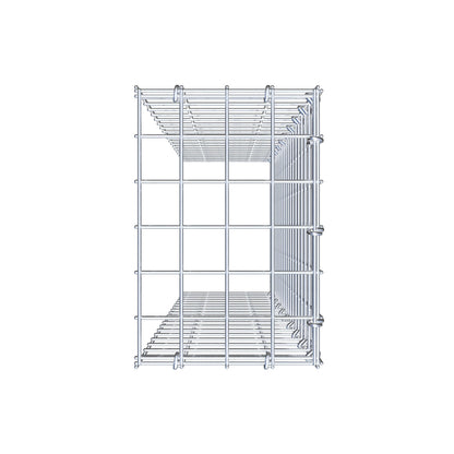 Gabião Tipo 4 100 cm x 20 cm x 30 cm (C x A x P), malhagem 5 cm x 5 cm, anel C