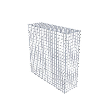 Gabion 100 cm x 100 cm x 30 cm (L x H x D), maskstorlek 5 cm x 5 cm, spiral