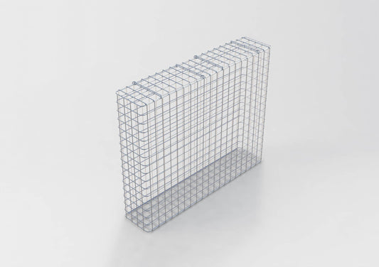 Gavión galvanizado en caliente 102 cm x 82 cm x 22 cm, malla 5 cm x 5 cm, totalmente soldado