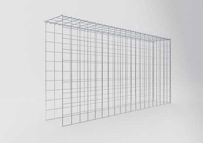 Gabião tipo 4 200 cm x 100 cm x 30 cm (C x A x P), malhagem 10 cm x 10 cm, espiral