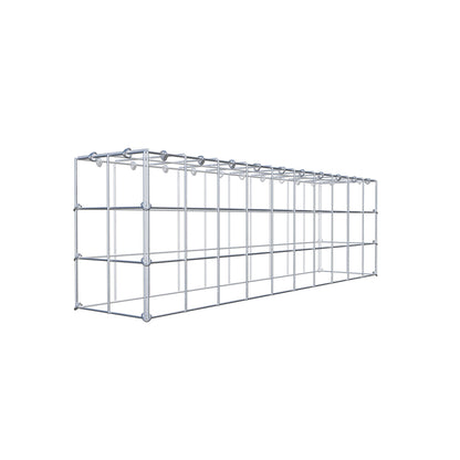 Gabião Tipo 3 100 cm x 30 cm x 20 cm (C x A x P), malhagem 10 cm x 10 cm, anel C