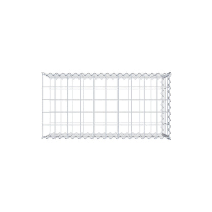 Gavión adicional tipo 2 100 cm x 40 cm x 50 cm (L x A x P), malla 10 cm x 10 cm, en espiral