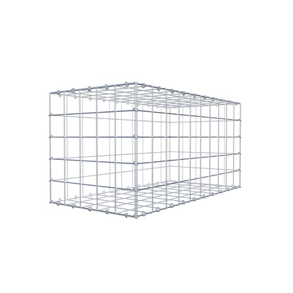 Gabbione 100 cm x 50 cm x 50 cm (L x H x P), maglia 10 cm x 10 cm, anello a C