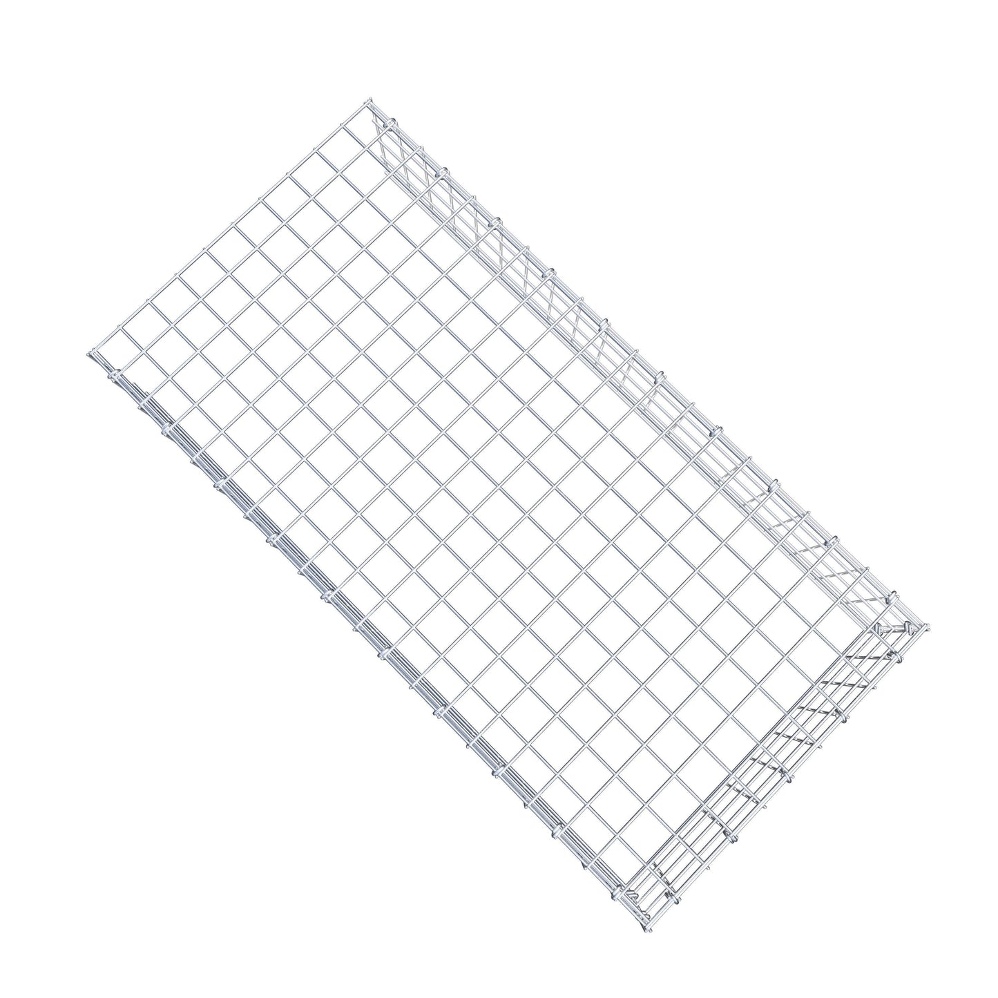 Gabião Tipo 4 100 cm x 20 cm x 50 cm (C x A x P), malhagem 5 cm x 5 cm, anel C