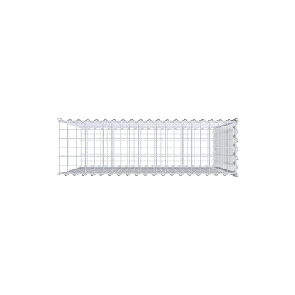 Gavión complementario tipo 2 100 cm x 100 cm x 30 cm (L x A x P), malla 5 cm x 5 cm, espiral