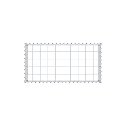 Add-on schanskorf type 3 100 cm x 20 cm x 50 cm (L x H x D), maaswijdte 10 cm x 10 cm, spiraal